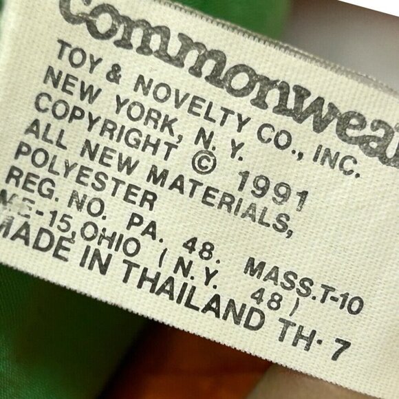 Commonwealth Hot Puffs Stuffed Animal VINTAGE 1991 RARE HTF - Picture 3 of 3